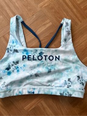 Peloton Women's Diamond Tie-Dye V Back Sports Bra